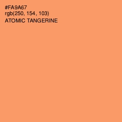 #FA9A67 - Atomic Tangerine Color Image